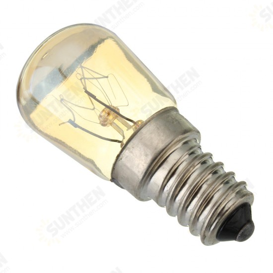 AC220-240V High Temperature 300℃ E14 25W Microwave Oven Cooker Incandescent Light Bulb