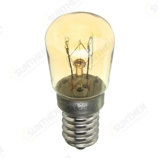 AC220-240V High Temperature 300℃ E14 25W Microwave Oven Cooker Incandescent Light Bulb