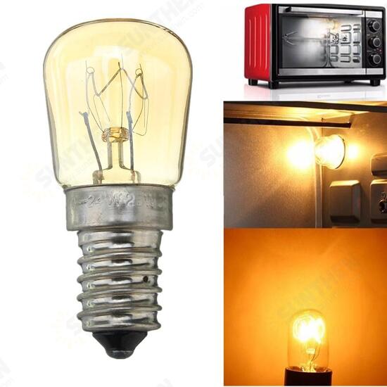 AC220-240V High Temperature 300℃ E14 25W Microwave Oven Cooker Incandescent Light Bulb