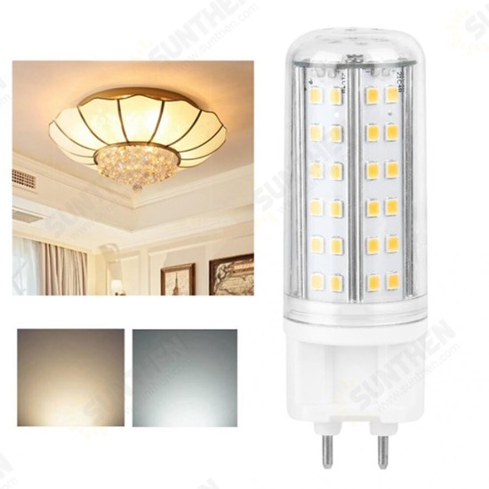 AC85-265V G12 2835 10W Warm White Pure White 84LED Corn Light Bulb for Indoor Home Chandelier Ceiling Lamp