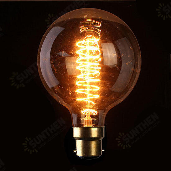 B22 60W Incandescent Bulb 110/220V G125 Edison Tungsten Light Bulb