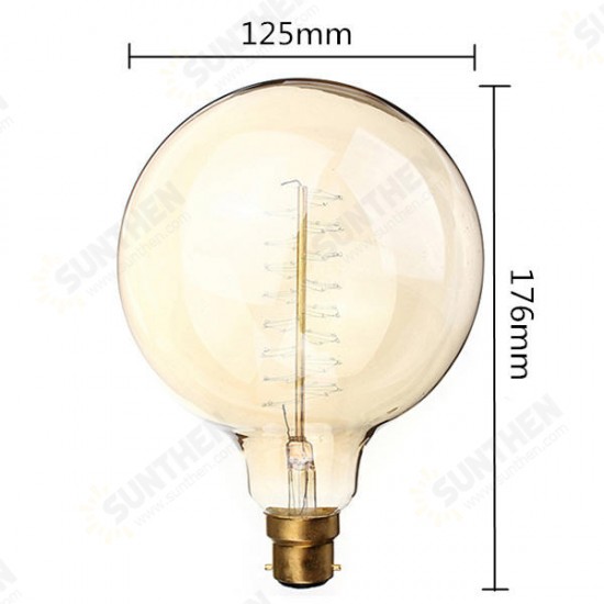 B22 60W Incandescent Bulb 110/220V G125 Edison Tungsten Light Bulb