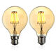 B22/E27 Dimmable G80 LED 6W Vintage Globe Cage Edison Filament Light Bulb Lamp AC220V