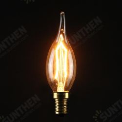 C35 40W E14 Vintage Antique Edison Carbon Filamnet Clear Glass Bulb 220V C35 40W E14 Vintage Antique Edison Carbon Filamnet Clear Glass Bulb 220V