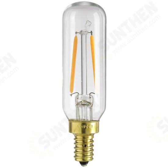 Dimmable E12 T25 2W LED White Warm White COB Retro Vintage Edison Filament Light Bulb AC110V