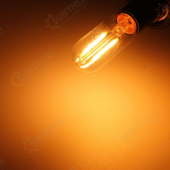 Dimmable E12 T25 2W LED White Warm White COB Retro Vintage Edison Filament Light Bulb AC110V