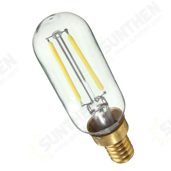 Dimmable E12 T25 2W LED White Warm White COB Retro Vintage Edison Filament Light Bulb AC110V