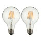 Dimmable G80 E27 6W COB Warm White 600Lumens Retro Vintage Light Lamp Bulb AC110V AC220V