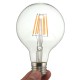 Dimmable G80 E27 6W COB Warm White 600Lumens Retro Vintage Light Lamp Bulb AC110V AC220V