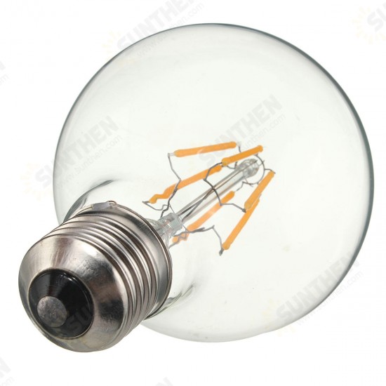 Dimmable G80 E27 6W COB Warm White 600Lumens Retro Vintage Light Lamp Bulb AC110V AC220V