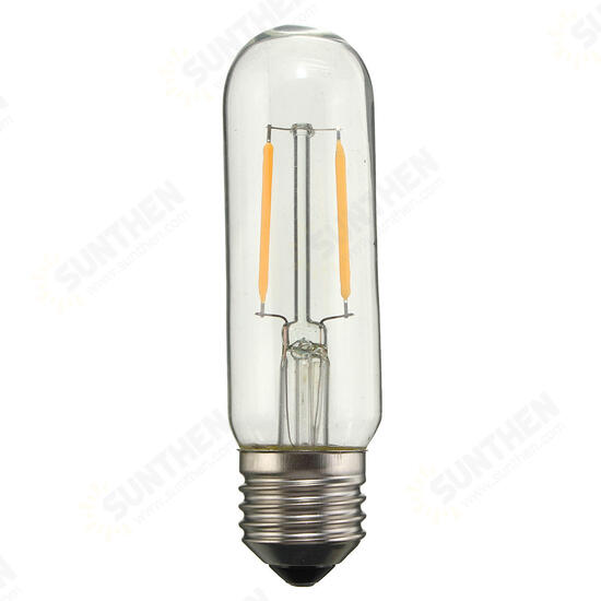 Dimmable T10 E27 2W COB Pure White Warm White 200Lumens Retro Edison Light Bulb AC110V AC220V