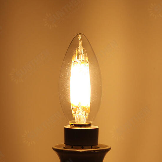 E12 E14 C35 5W 540LM Warm White Pure White LED Candle Light Bulb No Flicker AC110V AC220V