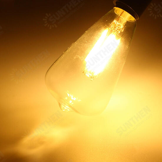 E14 4W COB Edison Bulb Antique Lamp Retro Vintage Light 220V