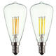 E14 4W COB Edison Bulb Antique Lamp Retro Vintage Light 220V