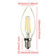 E14 4W Pure/Warm White Edison Filament LED Candle Flame Lamp 220-240V