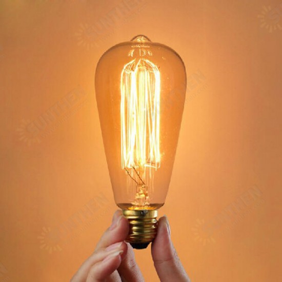 E27 25W Incandescent Bulb 220V ST64 Retro Edison Light Bulb