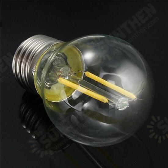 E27 2W White/Warm White COB LED Filament Retro Edison Bulbs 85-265V