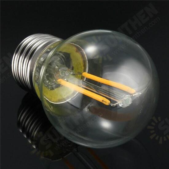 E27 2W White/Warm White COB LED Filament Retro Edison Bulbs 85-265V