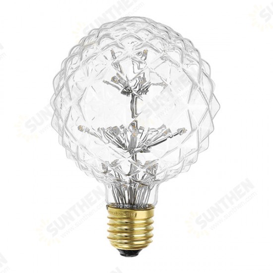 E27 3W Vintage Edison Warm White Holiday Democratic Light Bulb for Party Christmas AC85-265V