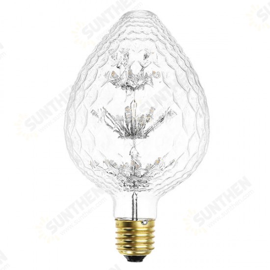 E27 3W Vintage Edison Warm White Holiday Democratic Light Bulb for Party Christmas AC85-265V