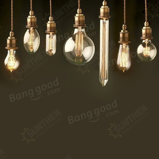 E27 40W G80 Ampul Filament Edison Incandescence Retro Lamp 220V