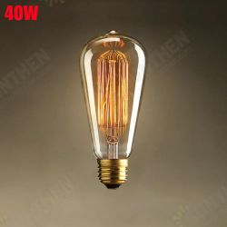E27 40W Incandescent Bulb 220V ST64 Retro Edison Light Bulb E27 40W Incandescent Bulb 220V ST64 Retro Edison Light Bulb