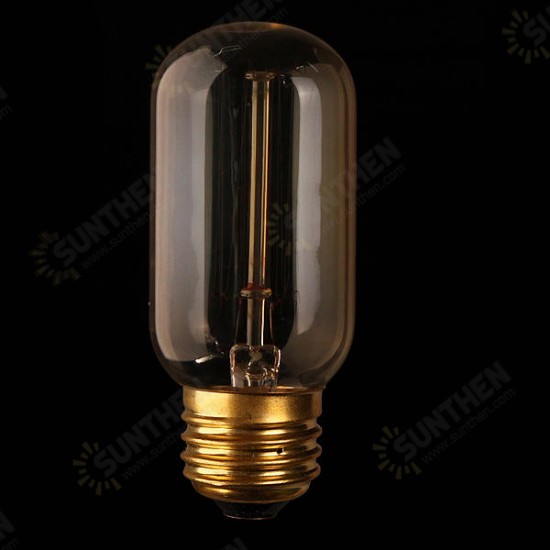 E27 40W Vintage Antique Edison Incandescent Bulb Clear Glass 110V