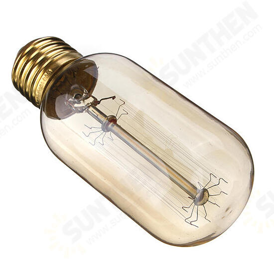 E27 40W Vintage Antique Edison Incandescent Bulb Clear Glass 110V