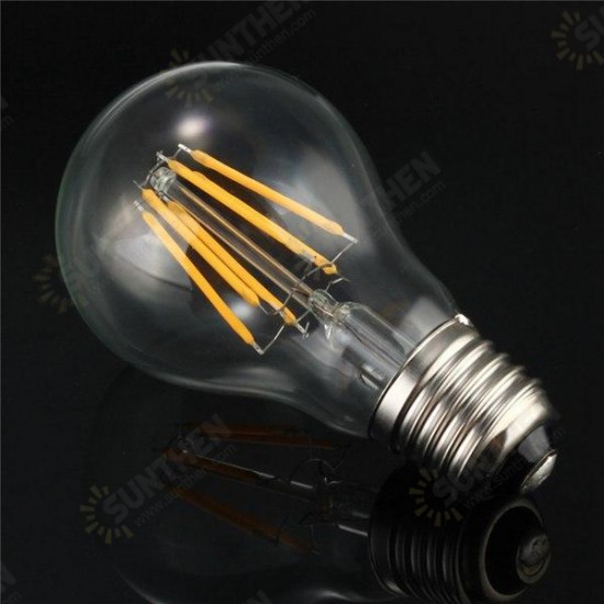 E27 6W White/Warm White COB LED Filament Retro Edison Bulbs 85-265V