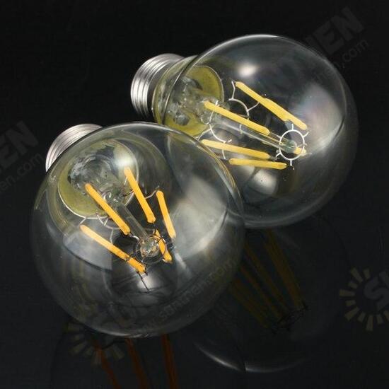 E27 6W White/Warm White COB LED Filament Retro Edison Bulbs 85-265V