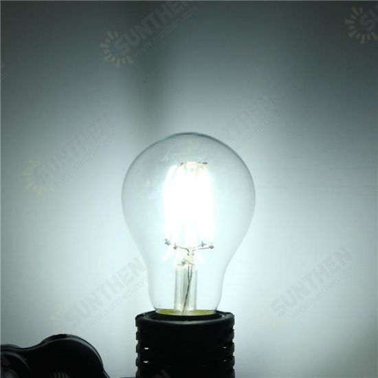 E27 A60 4W Warm White/ White Edison Filament LED COB Dimmable Globe Bulb Lamp AC220V/110V E27 A60 4W Warm White/ White Edison Filament LED COB Dimmable Globe Bulb Lamp AC220V/110V