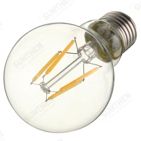 E27 A60 4W Warm White/ White Edison Filament LED COB Dimmable Globe Bulb Lamp AC220V/110V E27 A60 4W Warm White/ White Edison Filament LED COB Dimmable Globe Bulb Lamp AC220V/110V