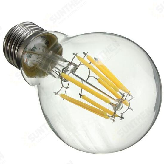 E27 A60 LED 8W COB Edison Retro Filament Light White/Warm White Tungsten Globe Lamp Bulb AC 220V