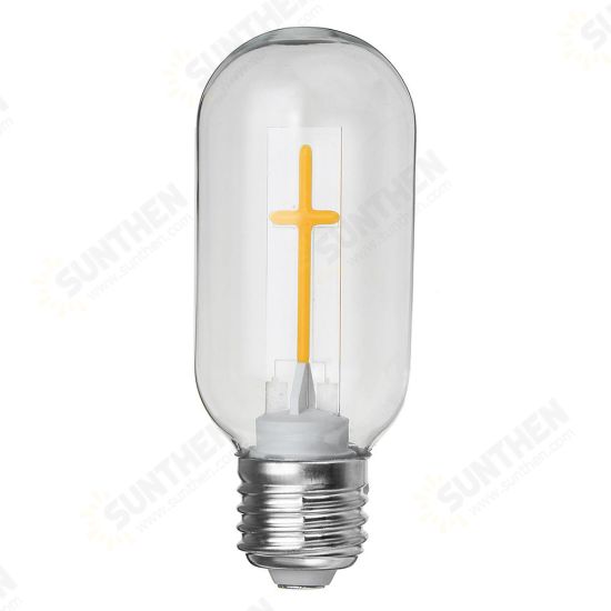 E27 E14 2W 4W A60 T45 ST64 Candle Pull Tail Warm White Cross Incandescent Light Bulb AC180-265V