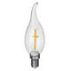 E27 E14 2W 4W A60 T45 ST64 Candle Pull Tail Warm White Cross Incandescent Light Bulb AC180-265V