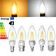 E27 E14 E12 B22 B15 4W 110V Silver Incandescent Candle Light Bulb Home Lighting Decoration