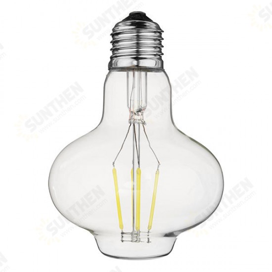 E27 G80 3W Warm White Pure White Filament Incandescent Light Bulb for Home AC85-265V