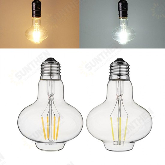 E27 G80 3W Warm White Pure White Filament Incandescent Light Bulb for Home AC85-265V