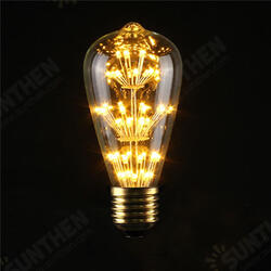E27 ST64 3W Vintage Antique Edison Style Carbon Filament Clear Glass Bulb 220-240V E27 ST64 3W Vintage Antique Edison Style Carbon Filament Clear Glass Bulb 220-240V