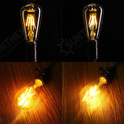 E27 ST64 4W Golden Cover Dimmable Edison Retro Vintage Filament COB LED Bulb Light Lamp AC110/220V E27 ST64 4W Golden Cover Dimmable Edison Retro Vintage Filament COB LED Bulb Light Lamp AC110/220V
