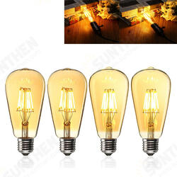 E27 ST64 6W Golden Cover Dimmable Edison Retro Vintage Filament COB LED Bulb Light Lamp AC110/220V E27 ST64 6W Golden Cover Dimmable Edison Retro Vintage Filament COB LED Bulb Light Lamp AC110/220V
