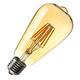 E27 ST64 6W Golden Cover Dimmable Edison Retro Vintage Filament COB LED Bulb Light Lamp AC110/220V