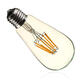 E27 ST64 8W Clear Cover Dimmable Edison Retro Vintage Filament COB LED Bulb Light Lamp AC110/220V