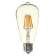 E27 ST64 8W Clear Cover Dimmable Edison Retro Vintage Filament COB LED Bulb Light Lamp AC110/220V