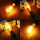 E27 ST64 8W Golden Cover Dimmable Edison Retro Vintage Filament COB LED Bulb Light Lamp AC110/220V