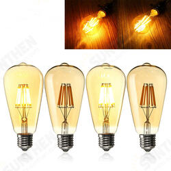 E27 ST64 8W Golden Cover Dimmable Edison Retro Vintage Filament COB LED Bulb Light Lamp AC110/220V E27 ST64 8W Golden Cover Dimmable Edison Retro Vintage Filament COB LED Bulb Light Lamp AC110/220V