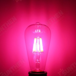E27 ST64 8W RGB Edison Rereo Glass 800Lm Vintage Incandescent Light Lamp Bulb AC220V E27 ST64 8W RGB Edison Rereo Glass 800Lm Vintage Incandescent Light Lamp Bulb AC220V