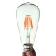 E27 ST64 8W RGB Edison Rereo Glass 800Lm Vintage Incandescent Light Lamp Bulb AC220V