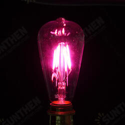 E27 ST64 Retro Edison LED 4W COB Squirrel Cage Colorful Filament Glass Light Lamp Bulb AC 220V E27 ST64 Retro Edison LED 4W COB Squirrel Cage Colorful Filament Glass Light Lamp Bulb AC 220V