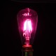 E27 ST64 Retro Edison LED 4W COB Squirrel Cage Colorful Filament Glass Light Lamp Bulb AC 220V